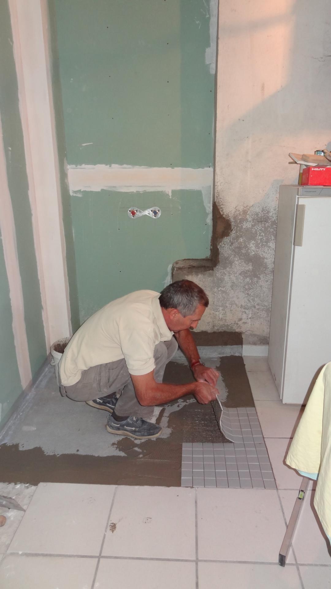 Carrelage douche 1