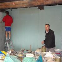 Gregory et Eric au placo
