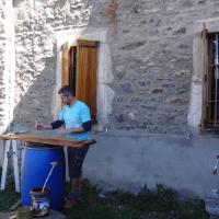 Lasure sur volets