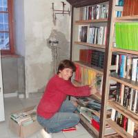 Rangement des livres dans la bibliotheque